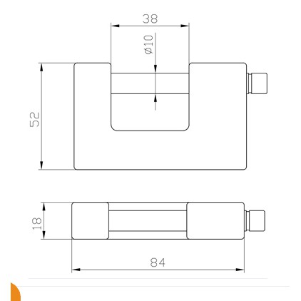 [Chính hãng] Ổ khóa Việt Tiệp chống cắt, chống cưa, chống nước mưa,thần tài CN204