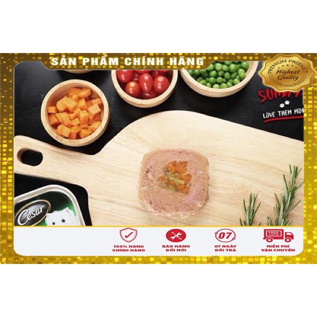 Pate hộp Cesar cho cún mèo🍲🥘