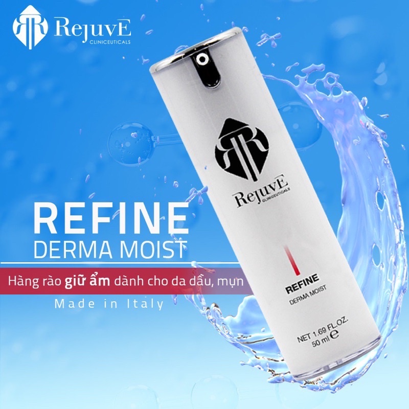 ✅(Chính Hãng) Rejuve Refine Derma Moist dưỡng ẩm cho da dầu mụn 50ml