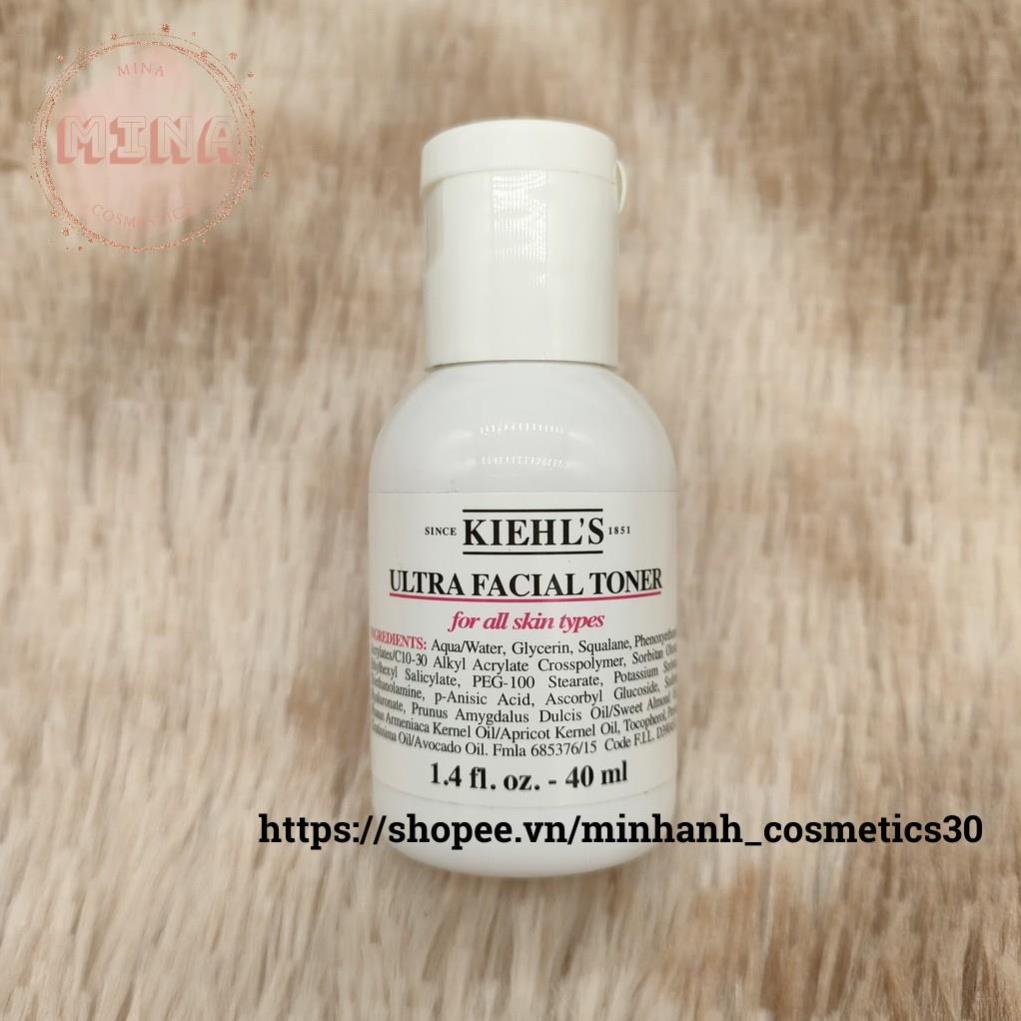 Toner cấp ẩm chuyên sâu Kiehls ultra facial mini 40ml