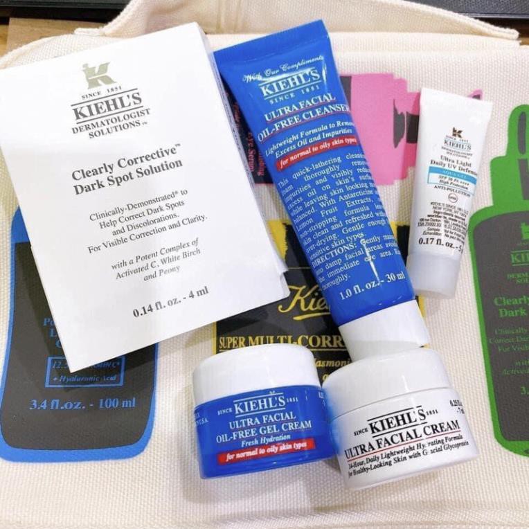 Set dưỡng da Kiehls 5 món mini kèm túi xinh