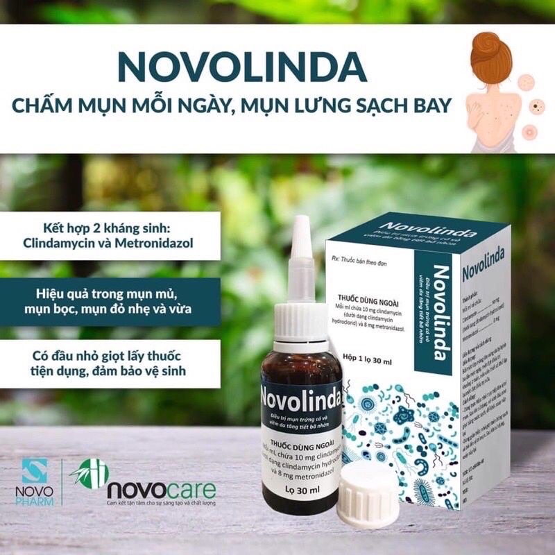 [Chính hãng] CHẤM MỤN NOVO LINDA - LỌ 30ML