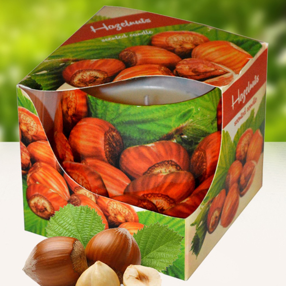 Ly nến thơm tinh dầu Admit Hazelnuts 100g QT04534 - hương hạt phỉ, nến trang trí, thơm phòng, thư giãn, khử mùi