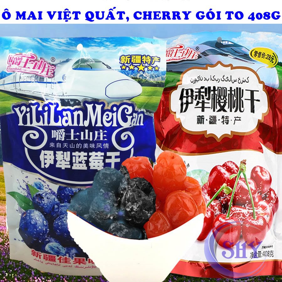 Ô MAI VIỆT QUẤT, Ô MAI CHERRY GÓI TO 408G