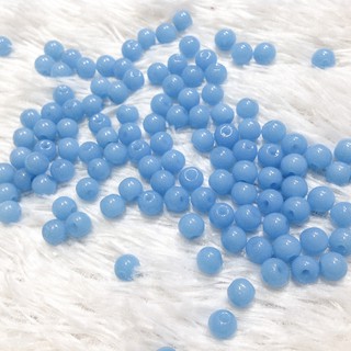 Hạt đá phong thủy xỏ vòng làm trang sức handmade size 6mm