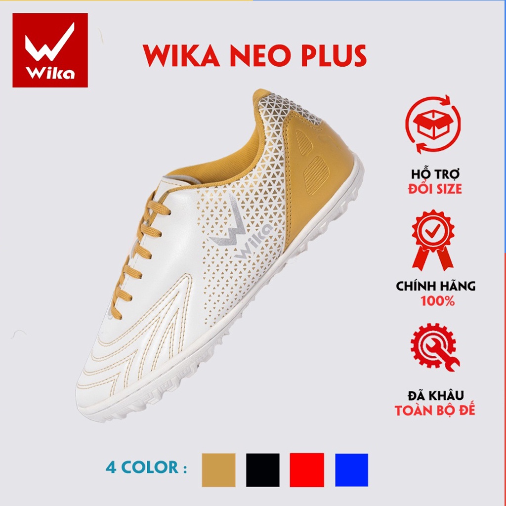 Giày Đá Bóng Wika Neoplus Văn Tùng Chính Hãng Giày Đá Banh Sân Cỏ Nhân Tạo Văn Tùng Tặng Tất Bảo Hành 3 Tháng