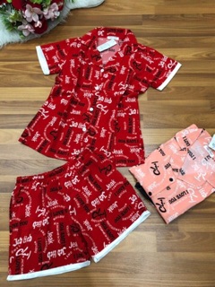 Set von lụa đùi pizama