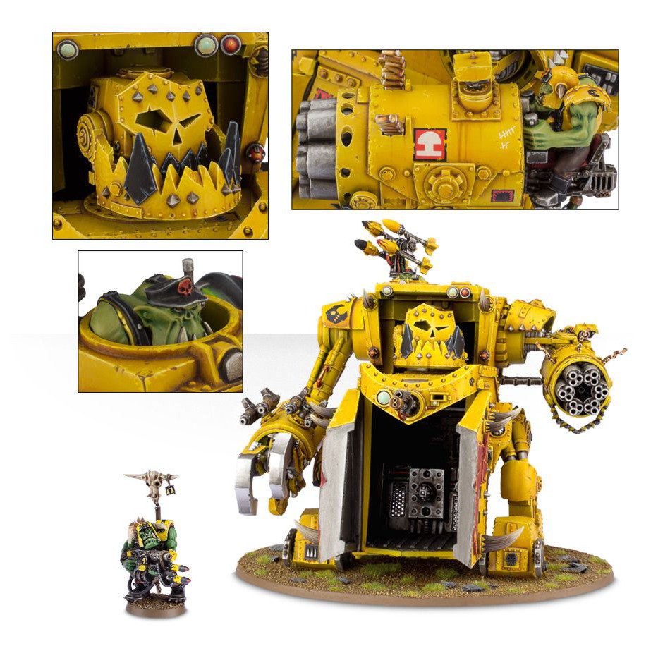 Mô hình nhân vật Warhammer 40k ORK GORKANAUT