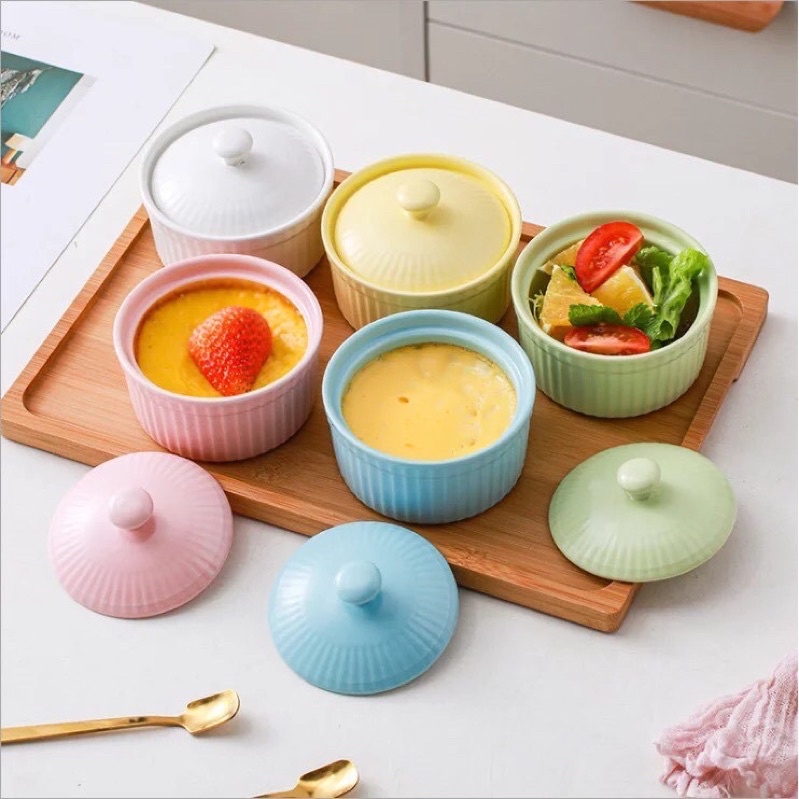 bát sứ ramenkim có nắp