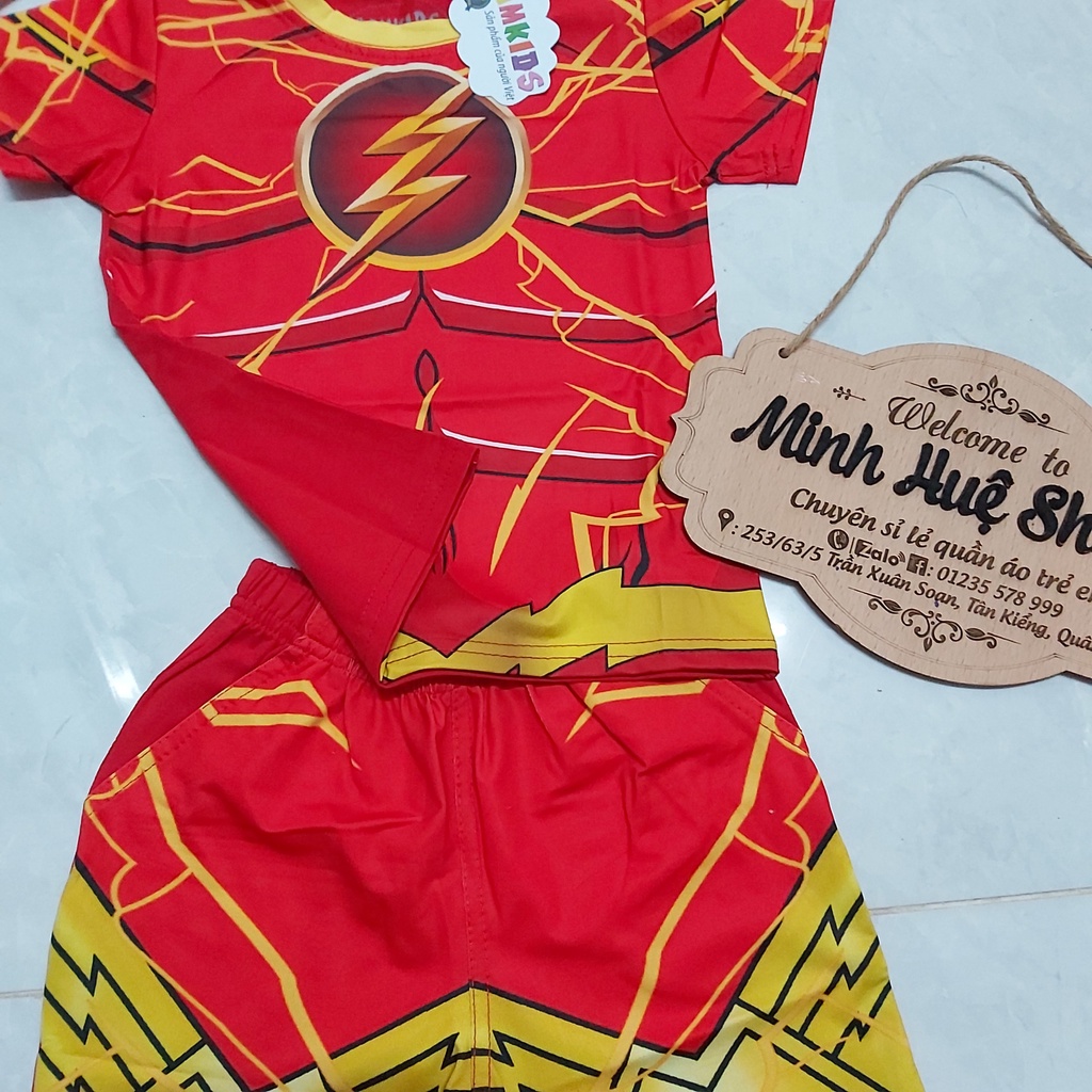 [mẫu mới] bộ quần áo flash ngắn tay