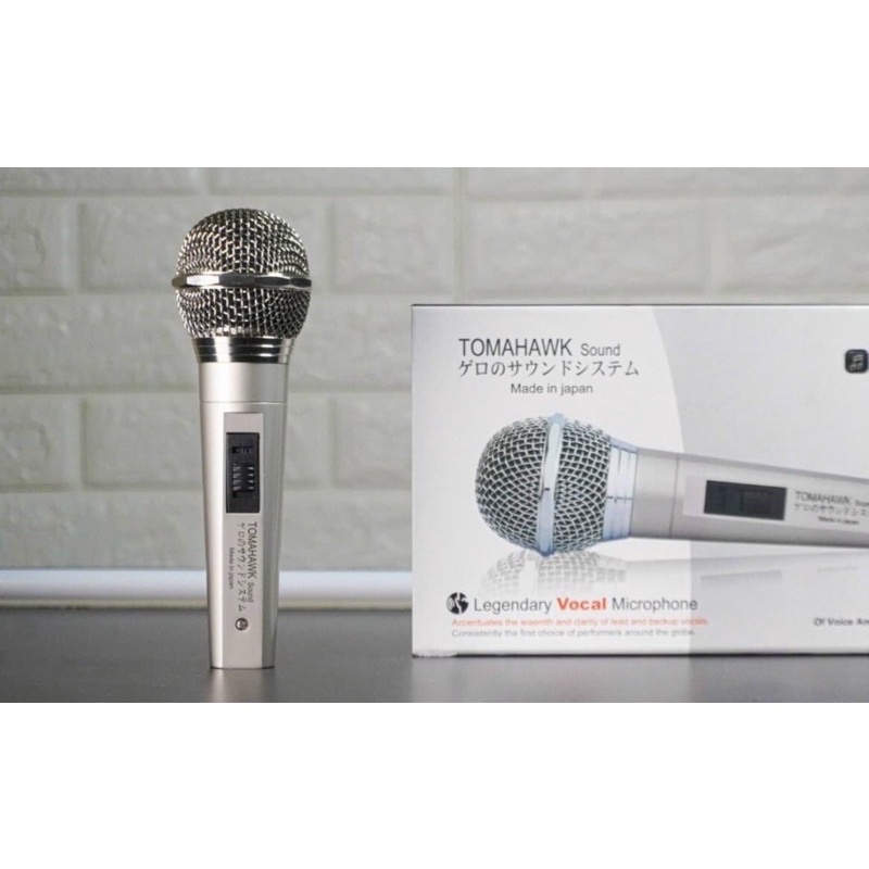 Micro Có Dây Tomahawk Made in Japan | Micro karaoke cao cấp BH 12 tháng), trong tiếng | Micro cho dàn karaoke, loa kéo