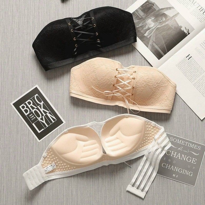 Áo lót chống tụt nâng ngực dây rút chất đẹp thoáng mồ hôi - SIÊU PHẨM ÁO LÓT KHÔNG DÂY NÂNG NGỰC CHỐNG TỤT DÂY RÚT