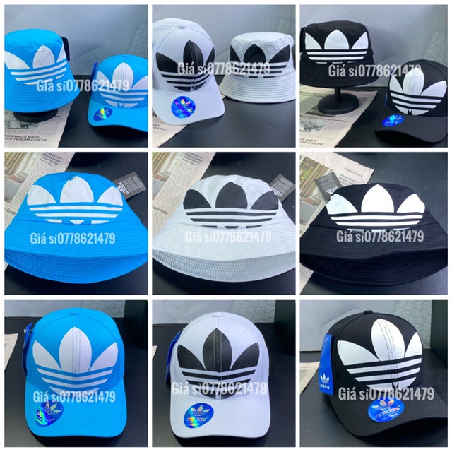 combo nón cặp nam nữ - Mũ lưỡi trai và vành bucket hàn quốc adas thể thao