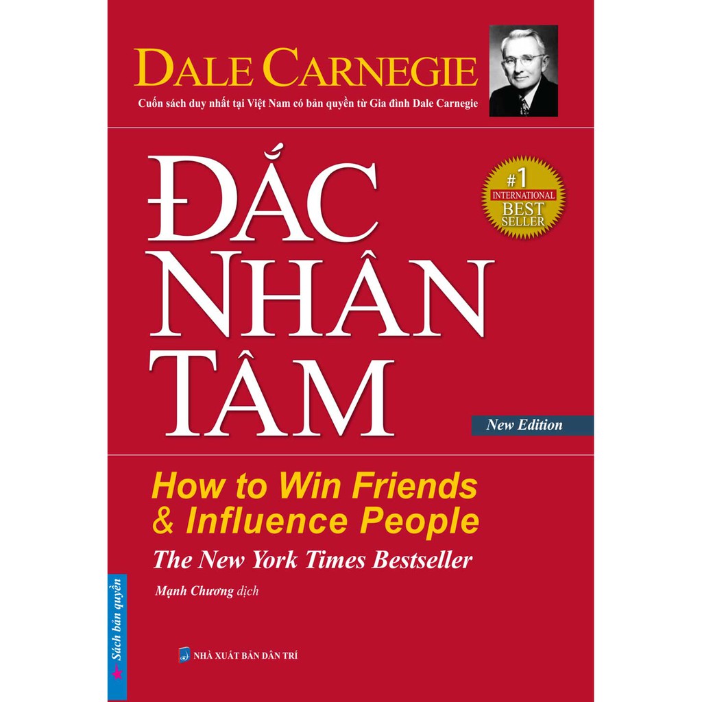 [Mã LT50 giảm 50k đơn 250k] Sách - Đắc Nhân Tâm (bìa cứng của Minh Thắng)