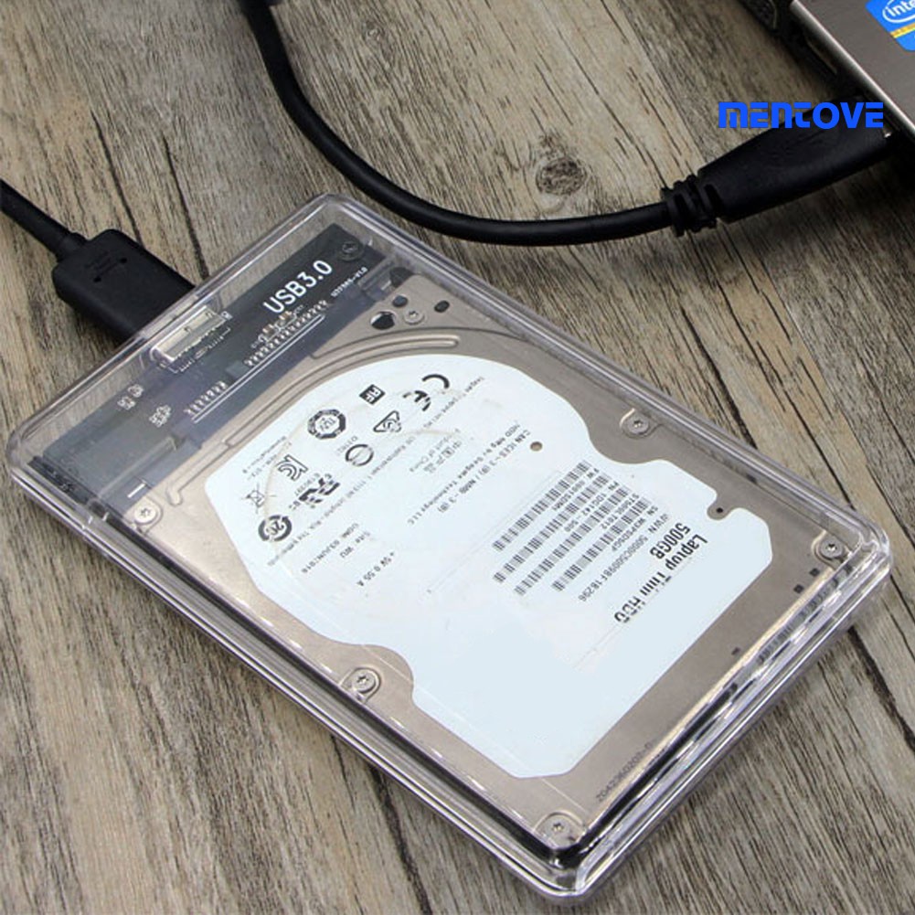 Ymentove Hộp Đựng Ổ Cứng Trong Suốt 2.5 Inch Sata Sang Usb 3.0