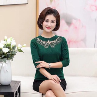 Áo len nữ trung niên hàng quảng châu