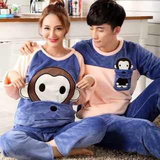 bộ đồ đôi ngủ lông mịn đẹp GIÁ RẺ