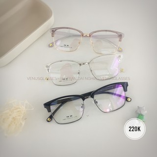 Gọng Kính Cận Nhựa dẻo VENUS Dáng Mắt Vuông 2761 - Lắp Mắt Cận Theo Yêu Cầu