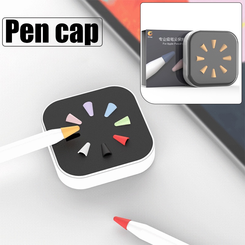 Vỏ Silicon Mềm Bảo Vệ Đầu Bút Cảm Ứng Cho Bút Chì 1st 2nd Generation 1/2
