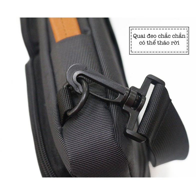 Túi chống sốc vải chống thấm đa năng có quai chéo cho nam | BigBuy360 - bigbuy360.vn