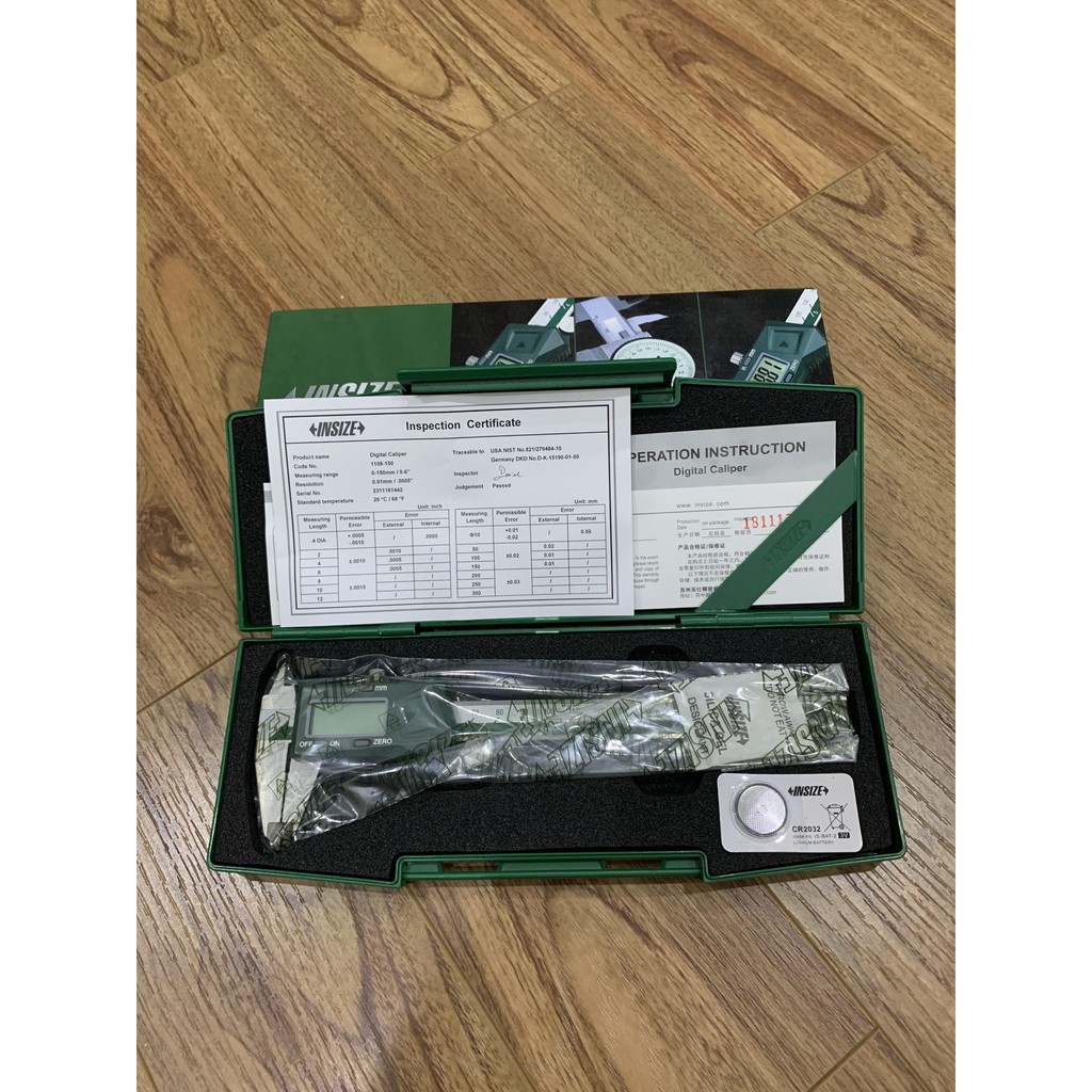 Thước cặp điện tử INSIZE 150mm 1108-150 - Bảo hành 12 tháng