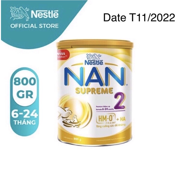 Sữa bột NAN SUPREME 2 - hộp 800g
