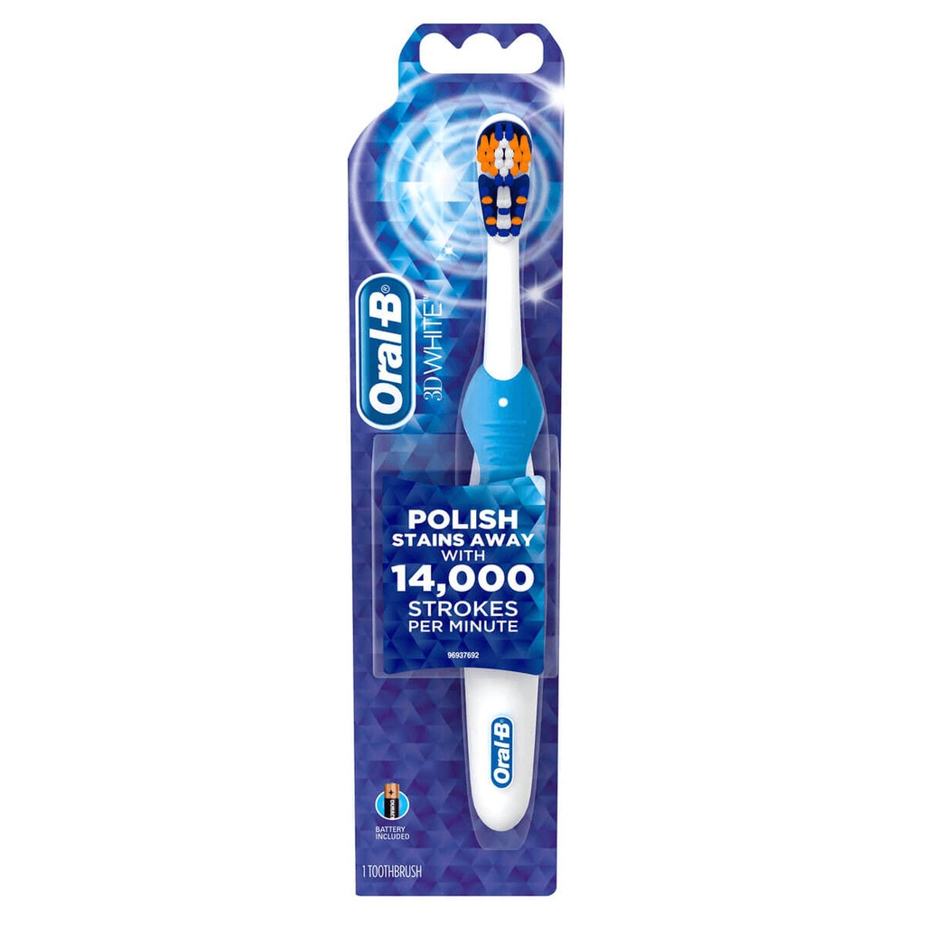 Bàn chải pin Oral B 3D White hàng USA