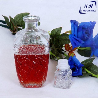 BR01-Bình Đựng Ngâm Sâm Thuỷ Tinh 750ml
