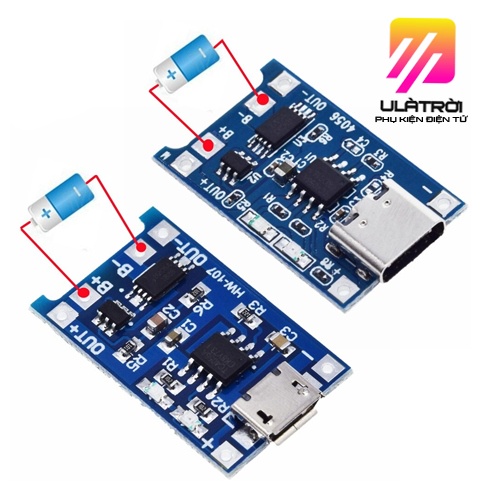 Mạch sạc pin TP4056 1A PIN 18650 3.7V 4056 giá tốt