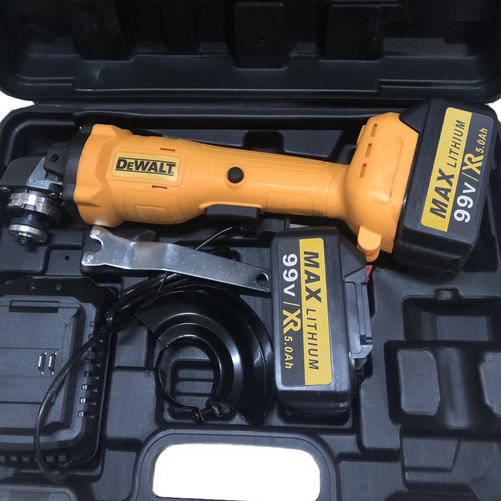 Máy Mài Dùng Pin DEWALT 99V Không chổi than, Máy mài góc, Máy Cắt, Lõi đồng, 2 Pin 10 CELL