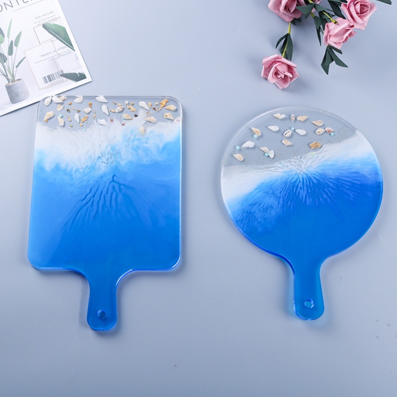 Khuôn Silicone Làm Khay Đựng Trái Cây Có Tay Cầm
