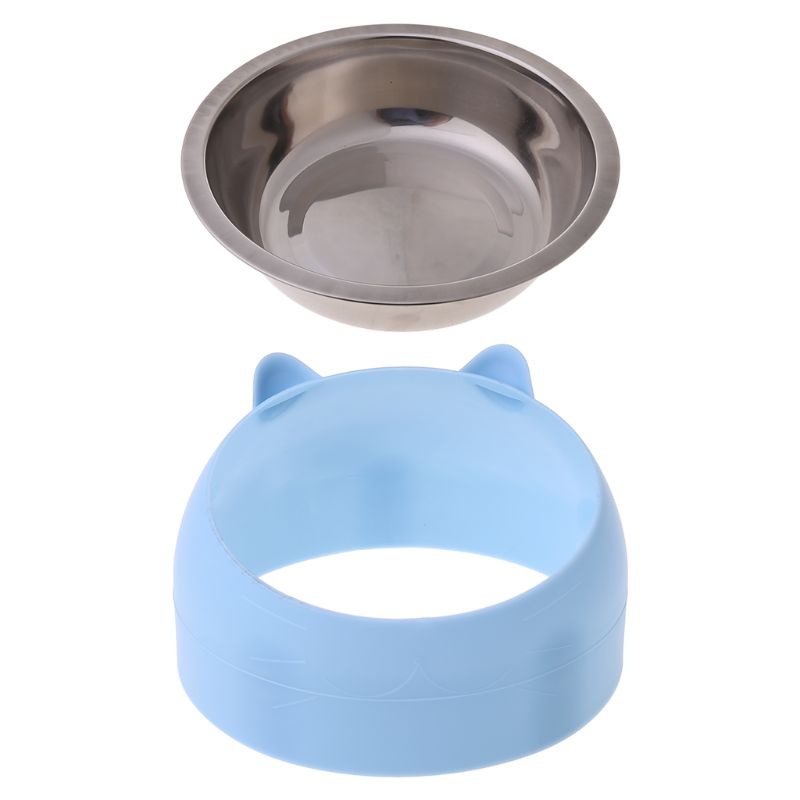 Tô Đựng Thức Ăn Cho Thú Cưng Bằng Thép Không Gỉ 15 Ngăn°Hộp Đựng Thức Ăn Cho Thú Cưng Chống Trượt Tiện Dụng