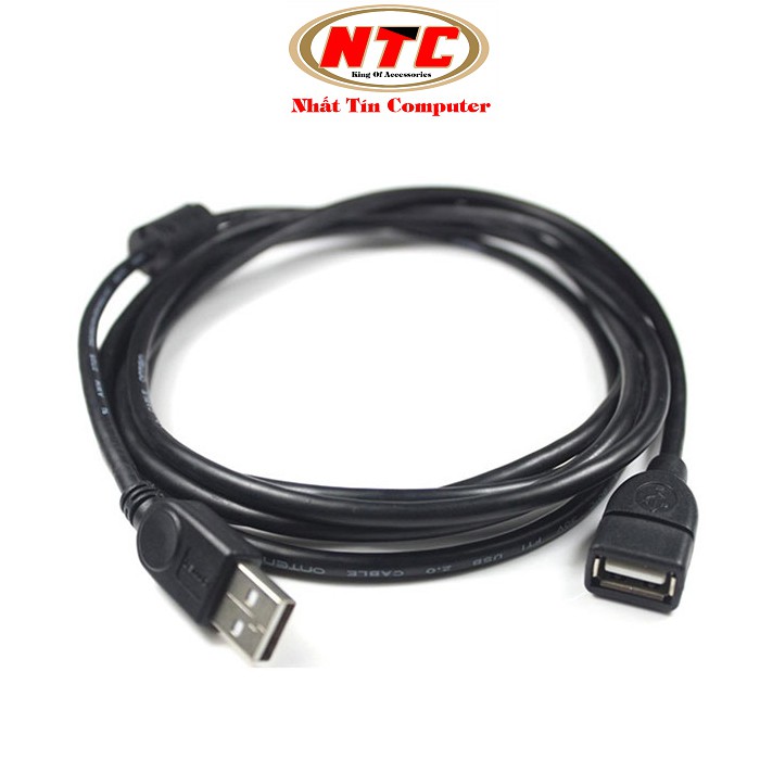 Cáp USB nối dài 2.0 Kingmaster KM046 - dài 1.5m (Đen)