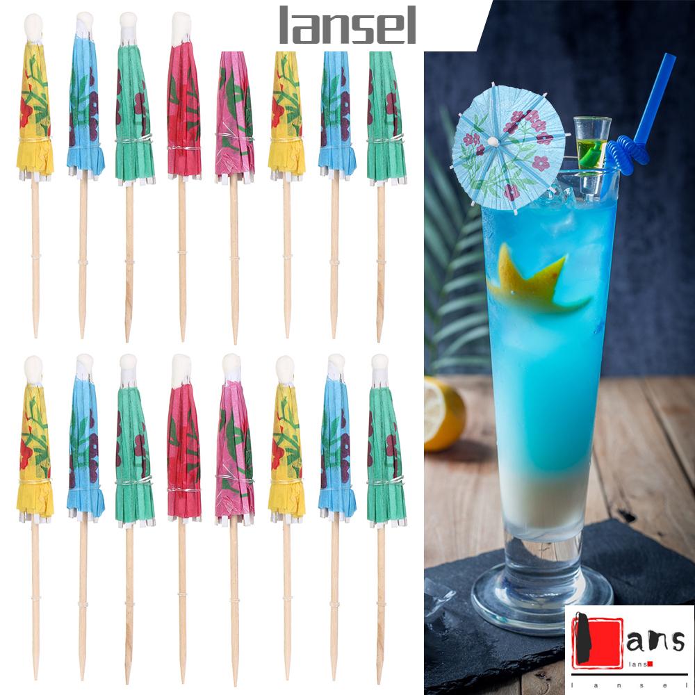 Set 20 Cây Dù Mini Nhiều Màu Sắc Dùng Trang Trí Cocktail/ Cocktail