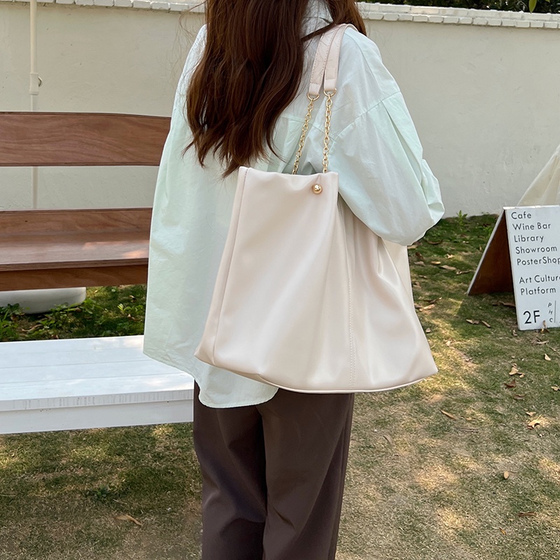 Túi Xách Da Mềm Sức Chứa Lớn Phong Cách Hàn Quốc Cho Nữ