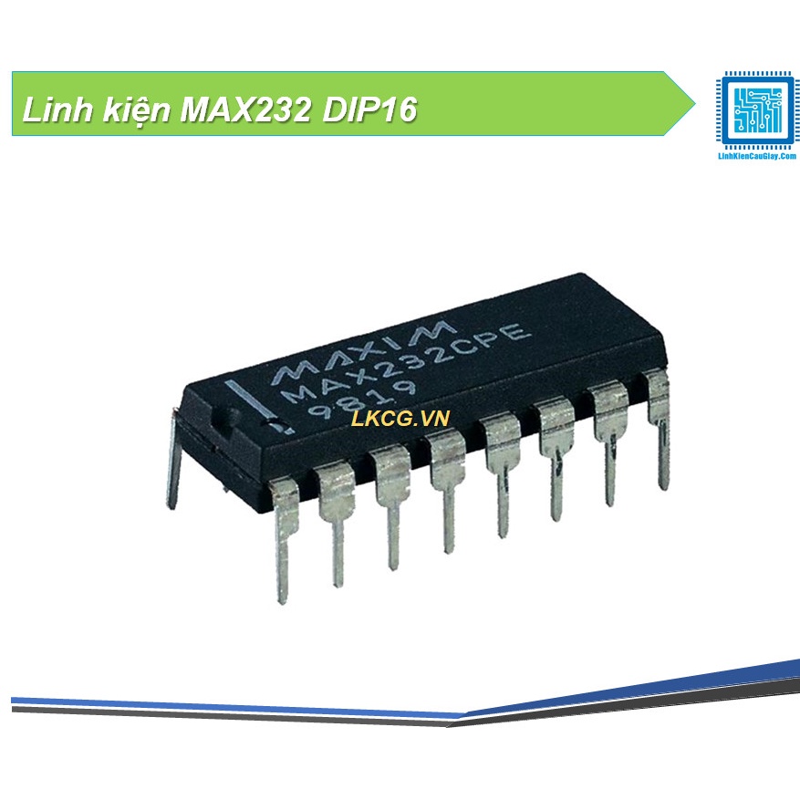 Linh kiện MAX232 DIP16