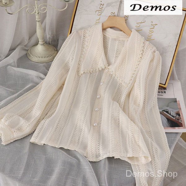 Thời Trang Nữ Plus Áo Sơ Mi Chiffon Tay Dài Thời Trang Công Sở Thanh Lịch Cho Nữ