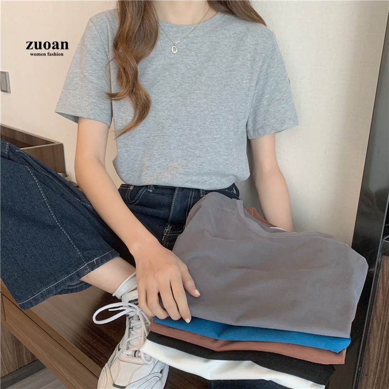 Áo thun nữ SUXI ngắn tay thời trang với nhiều màu tuỳ chọn