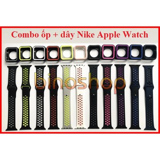 Combo ốp viền + dây Nike apple watch