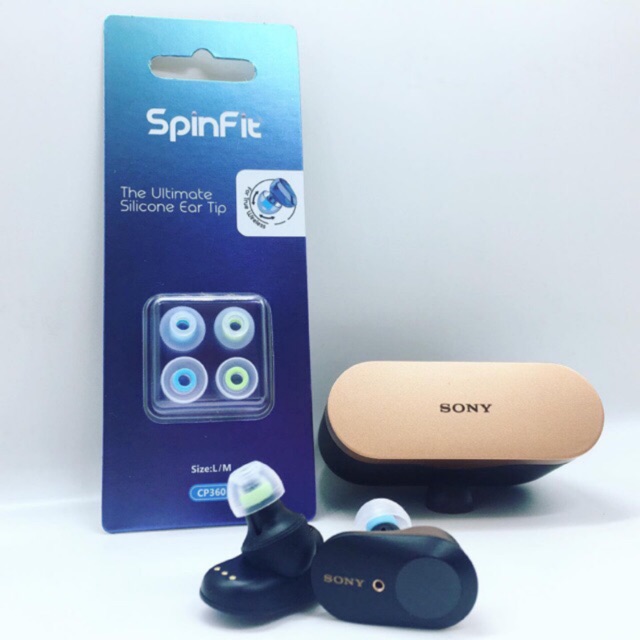 [true wireless] Nút tai nghe SPINFIT CP360 CP1025 cho tai nghe không dây true wireless TWS núm cao su tai nghe silicone