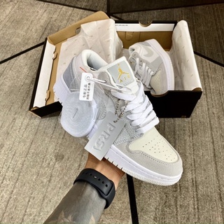 GIÀY JD1 LOW PARIS XÁM GREY DA THẬT LAI AU [ FREESHIP + BOX ]