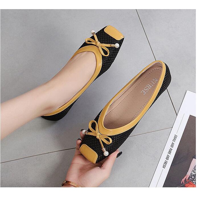 Giày Công Chúa Dệt Kim Plus Size Cho Nữ