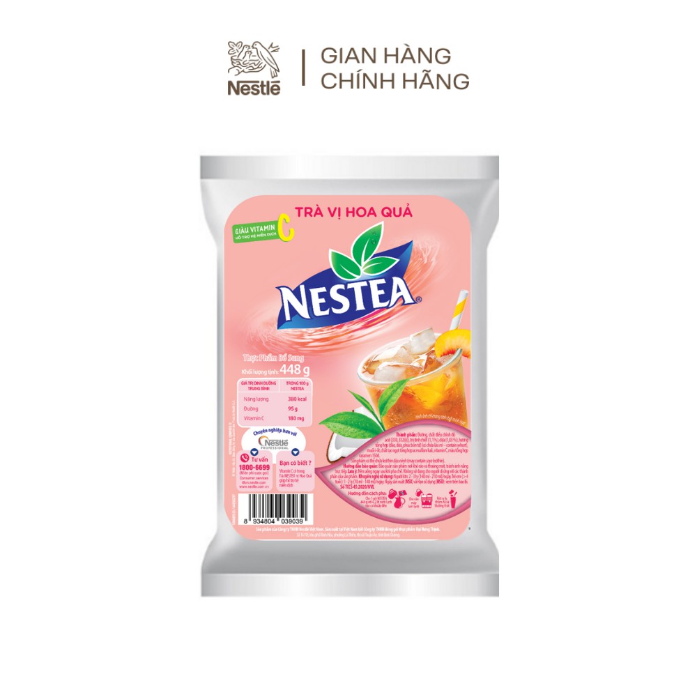 Trà vị hoa quả Nestea (bịch 448g)