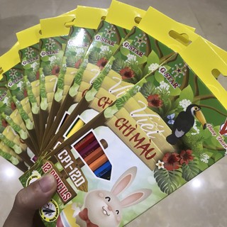 Bút chì màu gỗ 12 màu