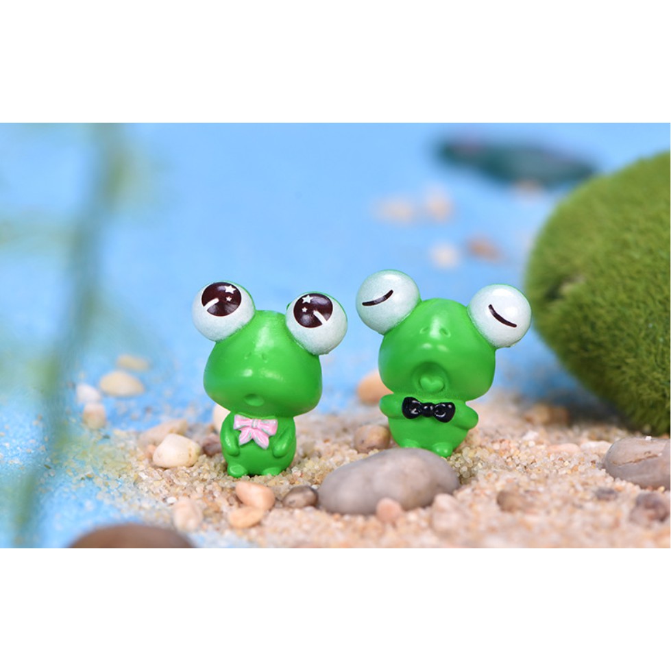 Tiểu cảnh terrarium mô hình ếch con đáng yêu