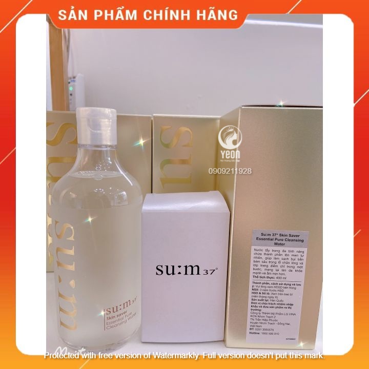 NƯỚC TẨY TRANG QUỐC DÂN THẦN THÁNH S.U.M.37 3 trong 1 400ml