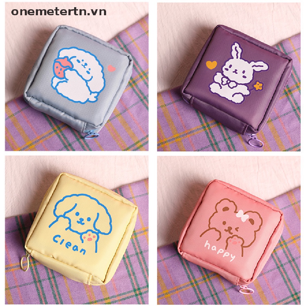 Onemetertn Túi Đựng Mỹ Phẩm Son Môi Chìa Khóa Bằng Lông Nhung Dễ Thương Xinh Xắn