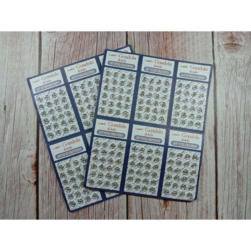Nút chụp GONDOLA 5mm 1 bảng 24 bộ