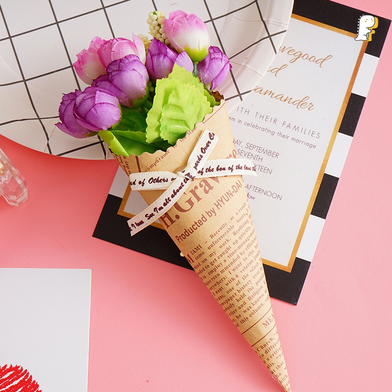 Bó hoa giả trang trí