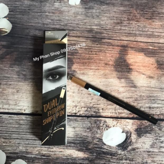 [Hàng Chính Hãng] CHÌ MÀY ĐỊNH HÌNH 2 ĐẦU VACOSI AUTO EYEBROW PENCIL